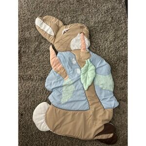 Vintage Quiltex Peter Rabbit Wall Hanging Quilted Baby Nursery‎ Decor Bunny 3D